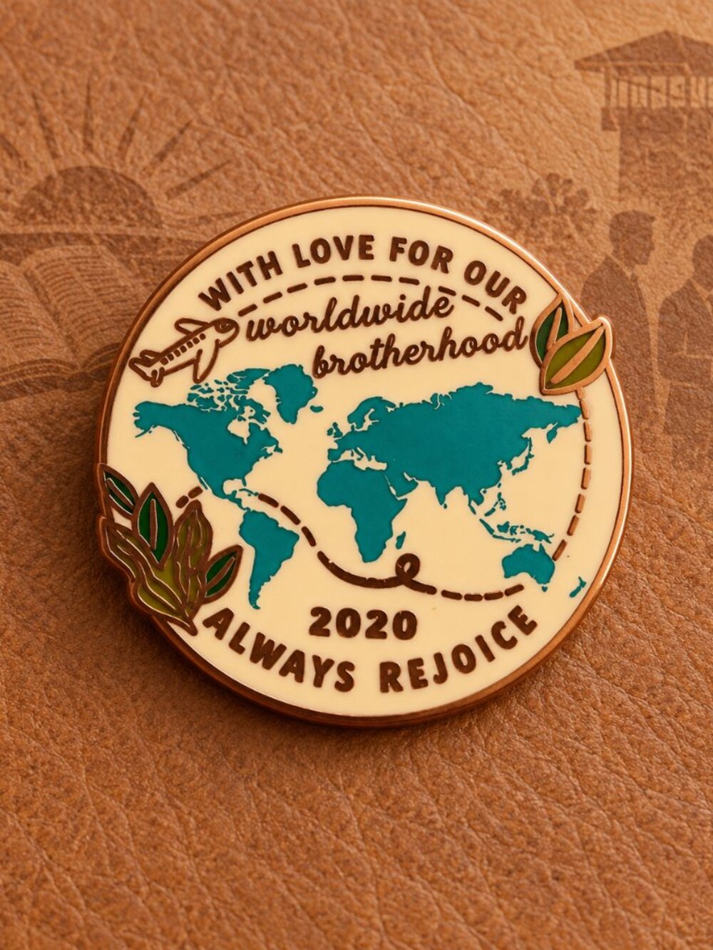 Jehovah's Witnesses 2020 Worldwide Virtual Covid 19 Conference Lapel Pin Badge
